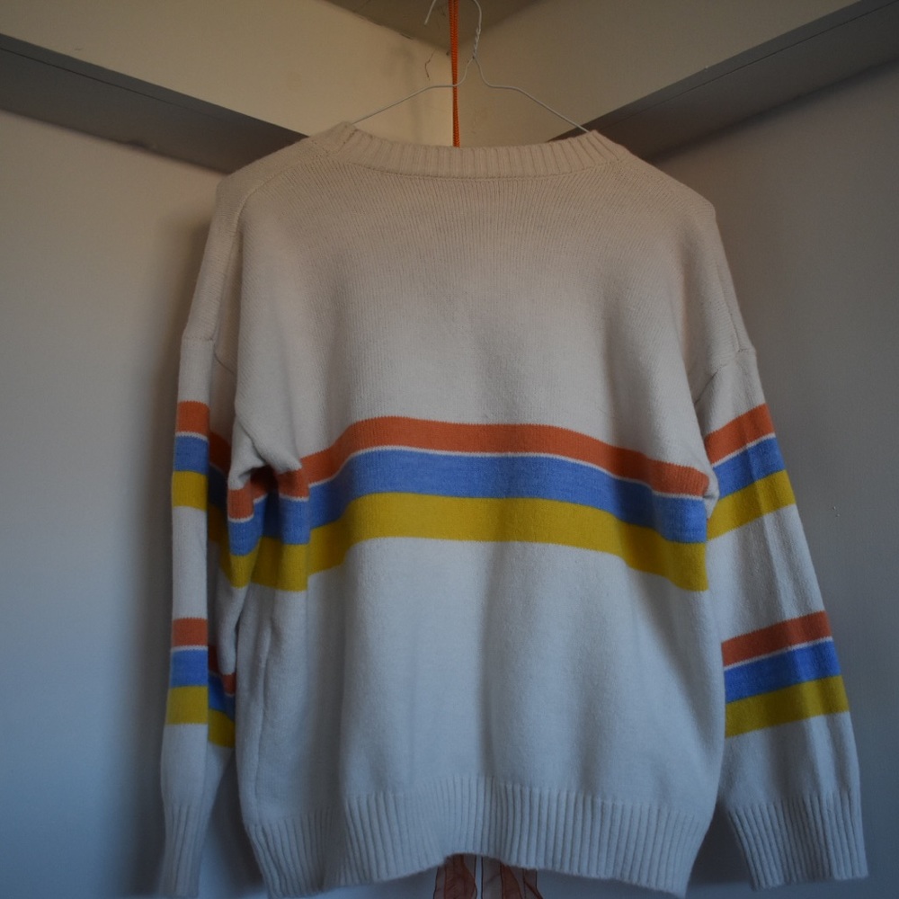 Cozy Vintage Striped Sweater